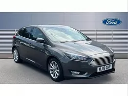 Grey Used 2018 Ford Focus Titanium Hatchback | £8,084 (Good price)