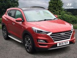 Red Used 2019 Hyundai Tucson Premium SE SUV | £17,199 (Fair price)