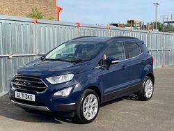 Blue Used 2022 Ford Ecosport Titanium SUV | £12,195 (Fair price)