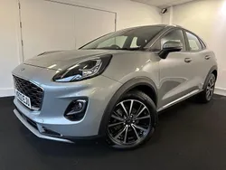 Solar silver Used 2022 Ford Puma Titanium SUV | £15,750 (Fair price)
