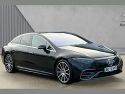 Black Used 2022 Mercedes EQS450+ AMG Line Premium Sedan | £43,780 (Fair price)