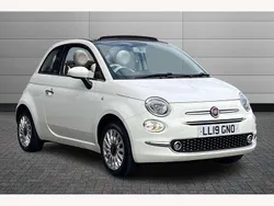 White Used 2019 Fiat 500C Lounge Cabriolet | £7,999 (Fair price)