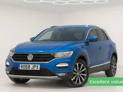 Blue Used 2018 VW T-Roc Design SUV | £13,995 (Fair price)