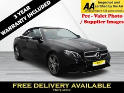 Black Used 2019 Mercedes E220 AMG line Cabriolet | £21,795 (Fair price)