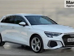 White Used 2022 Audi A3 e-tron S-Line Hatchback | £21,050 (Fair price)