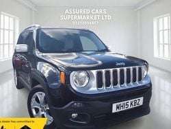 Black Used 2015 Jeep Renegade Limited SUV | £8,485 (Fair price)