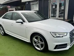 White Used 2018 Audi A4 S-Line Sedan | £10,280 (Fair price)