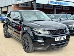 Black Used 2014 Land Rover Range Rover evoque Dynamic Estate | £9,450 (Fair price)