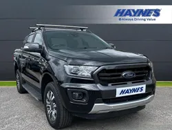 Black Used 2022 Ford Ranger Wildtrack Pickup | £22,495 (Good price)