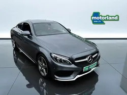 Grey Used 2018 Mercedes C220 AMG line Coupe | £16,999 (A bit pricey)
