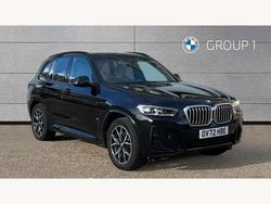 Black Used 2022 BMW X3 M Sport SUV | £36,995 (Fair price)