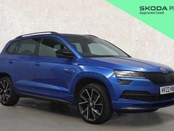 Blue Used 2021 Skoda Karoq SportLine SUV | £22,521 (Fair price)