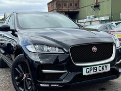 Black Used 2019 Jaguar F-Pace R-Sport SUV | £13,450 (Fair price)