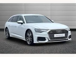 White Used 2023 Audi A6 S-Line Estate | £36,495 (Expensive)