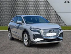 Grey Used 2025 Audi Q4 e-tron S-Line SUV | £39,895 (A bit pricey)