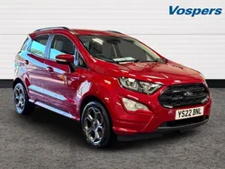 Red Used 2022 Ford Ecosport ST-Line SUV | £13,900 (Fair price)