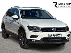 White Used 2021 VW Tiguan Allspace SEL SUV | £24,492 (Fair price)