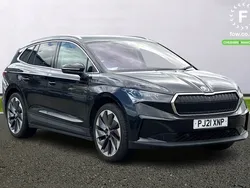 Black Used 2021 Skoda Enyaq iV Suite SUV | £19,399 (Good price)