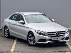 Silver Used 2018 Mercedes C220 Sedan | £16,989 (Fair price)