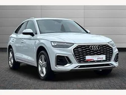 White Used 2021 Audi Q5 Sportback S-Line SUV | £27,699 (Super price)