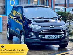 Black Used 2016 Ford Ecosport Zetec SUV | £4,250 (Fair price)