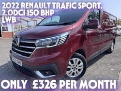 Red Used 2022 Renault Trafic Van | £14,991 (Fair price)
