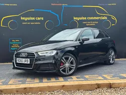 Black Used 2016 Audi A3 Sportback S-Line Hatchback | £12,990 (Fair price)