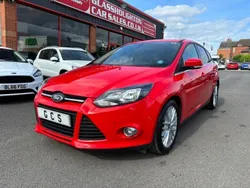 Red Used 2014 Ford Focus Zetec Hatchback | £5,290 (Fair price)