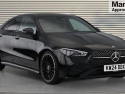 Black Used 2024 Mercedes CLA220 AMG Line Premium Plus Sedan | £31,306 (Fair price)