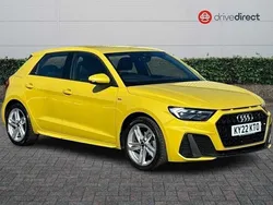 Special paint vegas yellow Used 2022 Audi A1 Sportback S-Line Hatchback | £17,695 (Fair price)