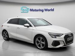White Used 2022 Audi A3 Sportback S-Line Hatchback | £20,300 (Fair price)