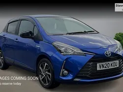 Blue Used 2020 Toyota Yaris Hybrid Hatchback | £12,430 (Fair price)