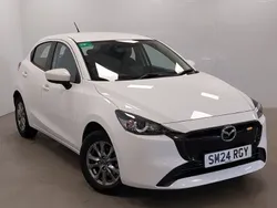 White Used 2024 Mazda 2 Center-Line Hatchback | £14,298 (Fair price)
