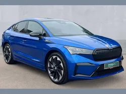 Blue Used 2023 Skoda Enyaq iV SportlinePlus SUV | £27,600 (Fair price)