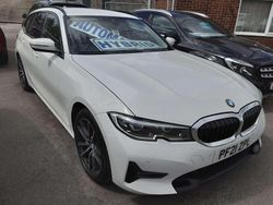 White Used 2021 BMW 330e Sport Line Estate | £10,809 (Super price)
