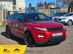 Red Used 2012 Land Rover Range Rover evoque Dynamic Coupe | £8,350 (Fair price)