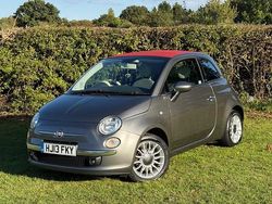 Grey Used 2013 Fiat 500 Lounge Cabriolet | £2,390 (Fair price)