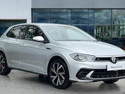 Silver Used 2024 VW Polo R-line Hatchback | £22,047 (Fair price)