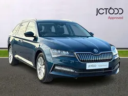 Blue Used 2023 Skoda Superb SE Technology Estate | £21,944 (Fair price)