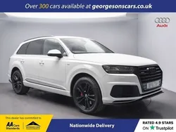 White Used 2016 Audi Q7 S-Line SUV | £20,000 (Fair price)