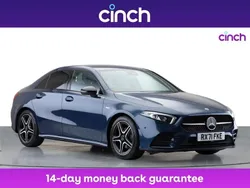 Blue Used 2021 Mercedes A180 Executive Sedan | £21,199 (Fair price)