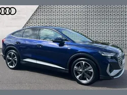 Blue Used 2025 Audi Q4 Sportback e-tron S-Line SUV | £35,490 (Super price)
