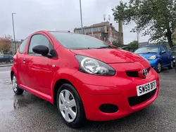 Red Used 2009 Toyota Aygo Hatchback | £1,195 (Fair price)
