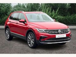 Red Used 2021 VW Tiguan Elegance SUV | £23,995 (Fair price)