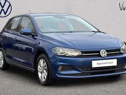 Blue Used 2018 VW Polo SE Hatchback | £9,542 (Fair price)