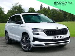 White Used 2023 Skoda Karoq SportLine SUV | £28,995 (Fair price)