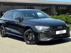 Black New 2025 Audi A3 Sportback Black Edition Hatchback | £37,010 (Good price)