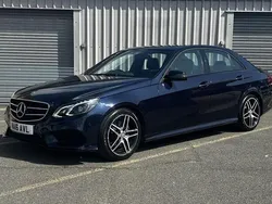 Blue Used 2016 Mercedes E220 AMG Sedan | £12,900 (Good price)