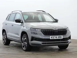 Meteor grey Used 2025 Skoda Karoq SportLine SUV | £29,771 (Fair price)