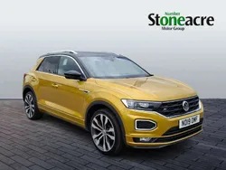 Yellow Used 2019 VW T-Roc R-line SUV | £19,995 (Good price)